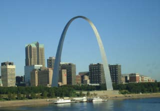 St. Louis, MO: St. Louis from the Poplar