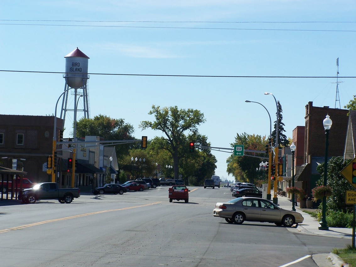 Bird Island, MN Downtown Bird Island from the north photo, picture