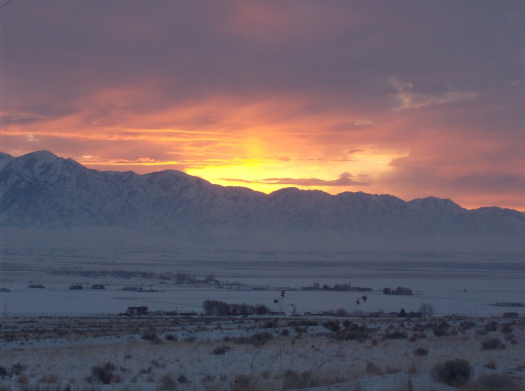 Garland, UT: sunrise in garland utah