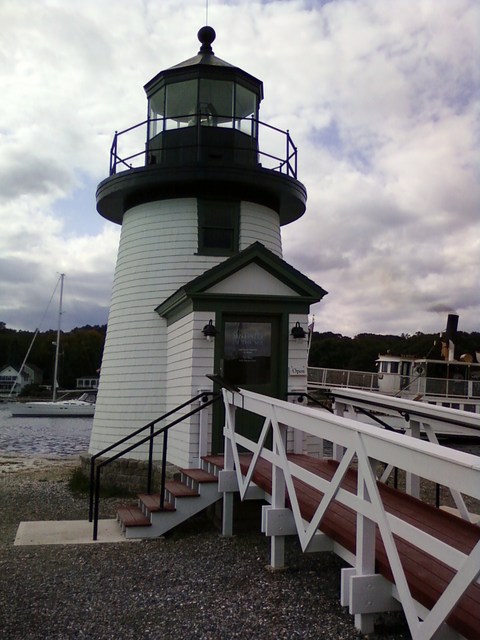 Mystic, CT: Lighthouse at Mystic Seaport