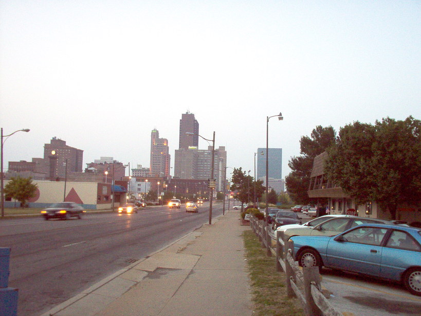 Toledo, OH: Downtown Toledo, looking north.