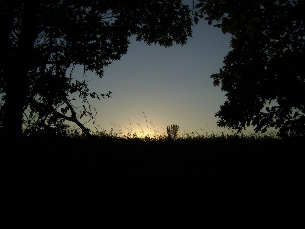 Blue Springs, MO: Sunset/Overlook Trail at Burr Oak Conservation Area & Nature Center