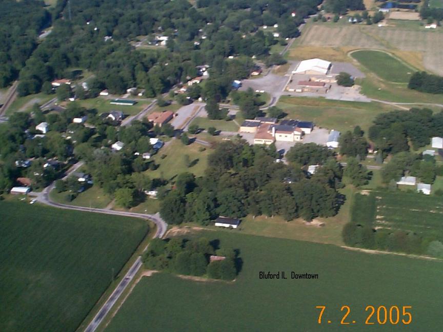 Bluford, IL: Webber Township High School, and Grade School, Bluford, IL