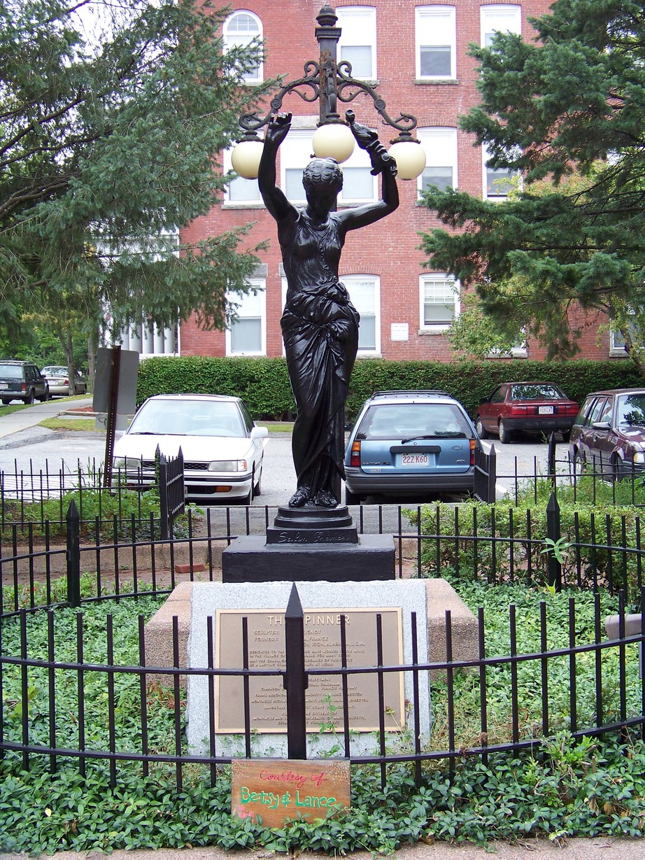 Montague, MA: The Spinner, by Leon Cugnot, Displayed on Avenue A in Montague, Ma