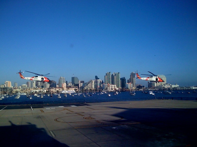 San Diego, CA: San Diego Coast Guard Formation Flight