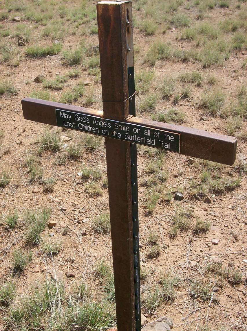 Silver City, NM: May God's Angels Smile on all the Lost Children on the Butterfield Trail
