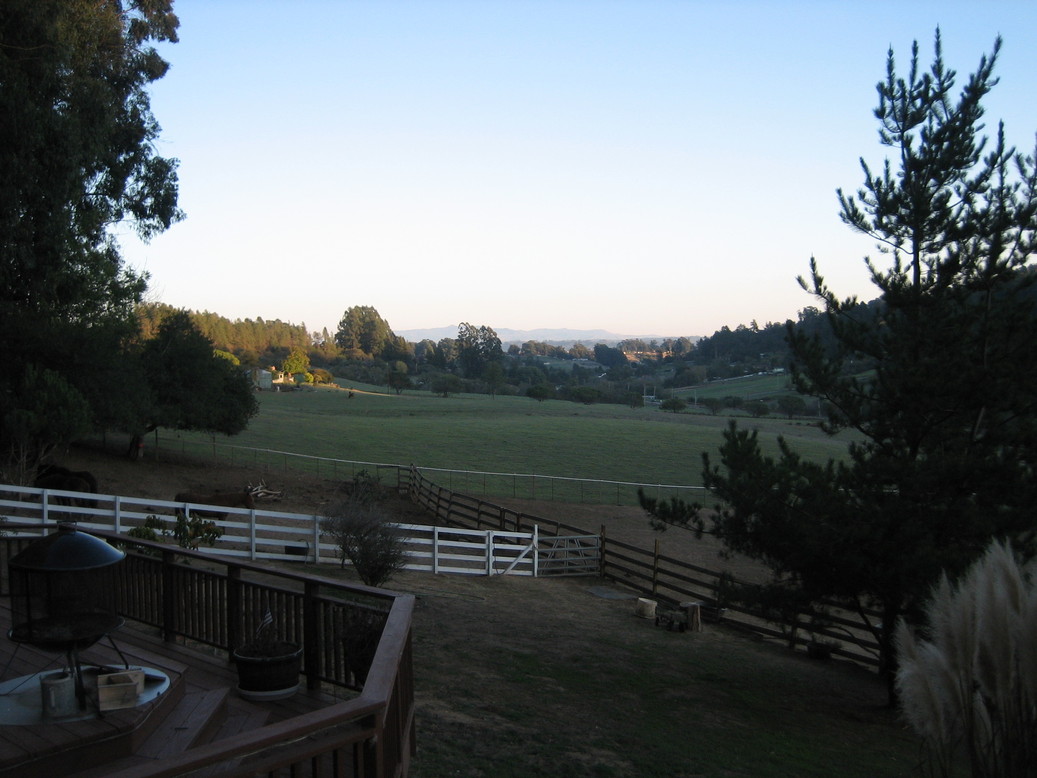 Aptos Hills-Larkin Valley, CA: Nightfall in the Valley
