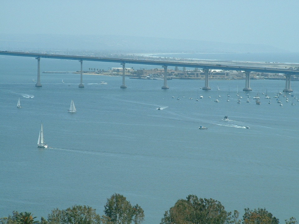 San Diego, CA: Marina/ Harbor near the USS Midway
