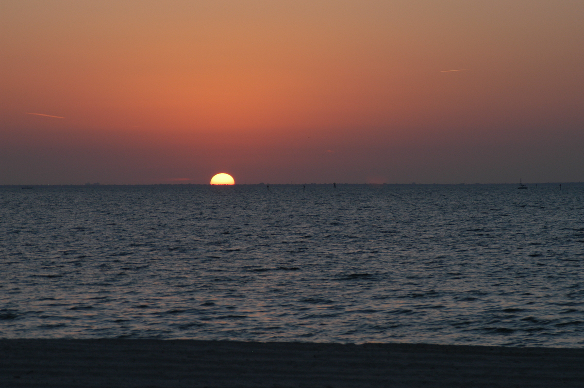 Ruskin, FL: sunset from Bahia Beach