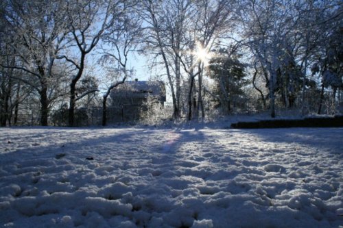 Fairview, TX: Snow in Fairview