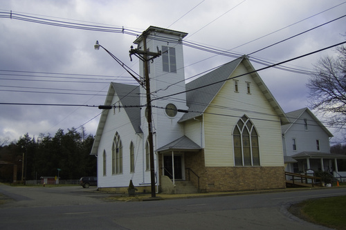 Westover, PA: church