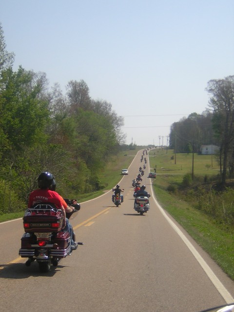 Lexington, AL: Charity motorcycle ride on highway 64, Lexington