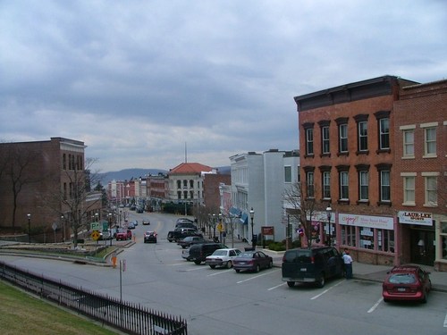 Ossining, NY: Looking Down At Maine St