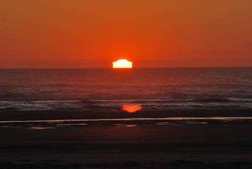 Peninsula, WA: The peninsula at Sunset.