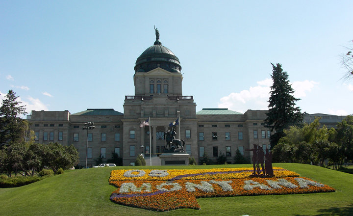 Helena, MT: Montana state capitol building in Helena