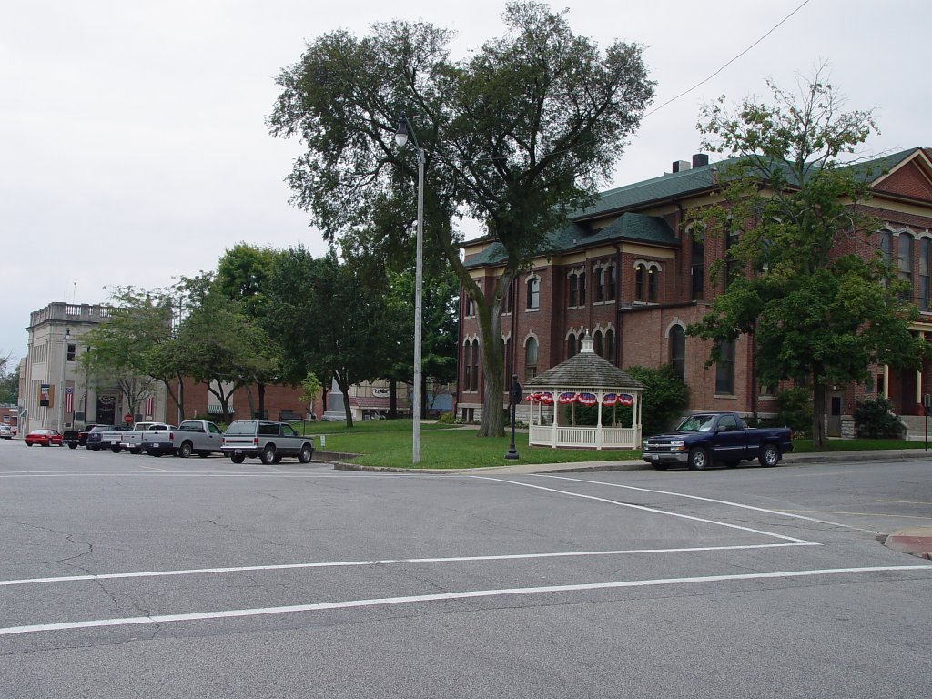 Greenville, IL: A pretty college town on a gray day.