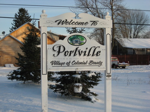Portville, NY: Entering Town of Portville