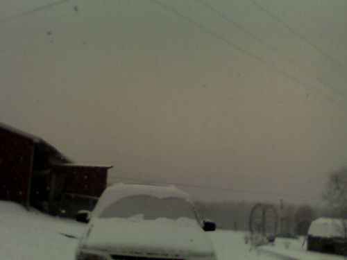 Piketon, OH: snowfall in early 08