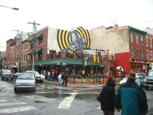 Philadelphia, PA: Jon's - Birthplace of Stooge Larry Fine; South Street