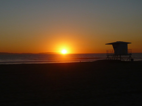 Huntington Beach, CA: sunset