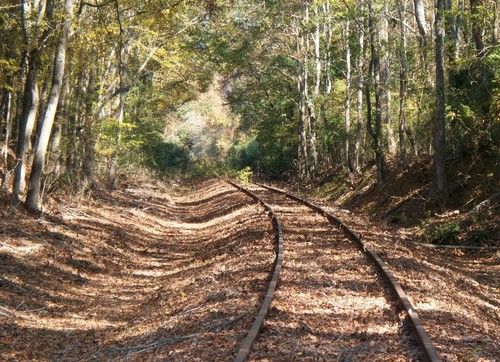 Centreville, MS: A beautiful scenery of Centreville, MS deserted railroad near by William Winans Middle School