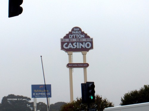 San Pablo, CA: San Pablo Lytton Casino Signage