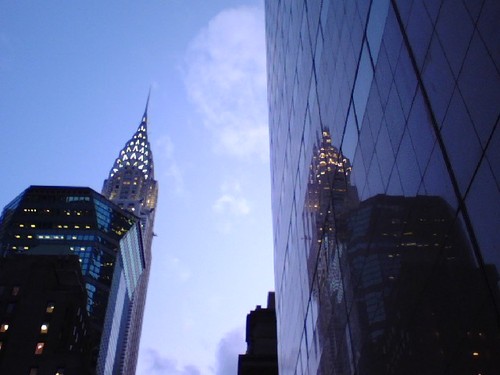 Manhattan, NY: Chrysler & reflection, late afternoon