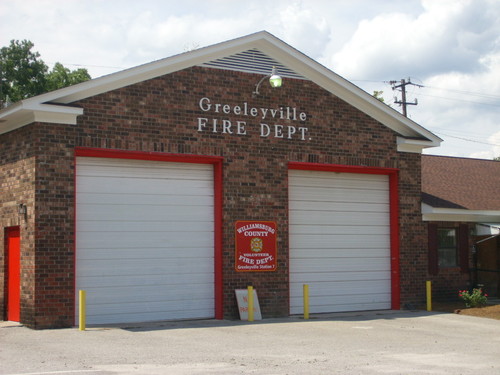 Greeleyville, SC: Greeleyville, SC Fire Department in August of 2008