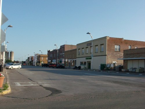 Hawarden, IA: Down town Hawarden