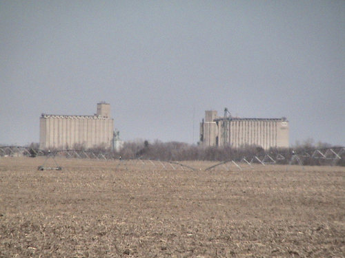 Juniata, NE: This is a picture of the Elevators when we were west of town on country road.