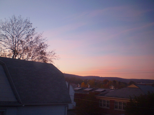 Wilkes-Barre, PA: Just Before Sunrise in South Wilkes-Barre
