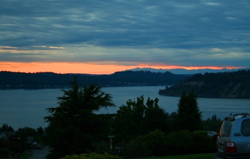 Tacoma, WA: Puget Sound Sunset - Oct '08