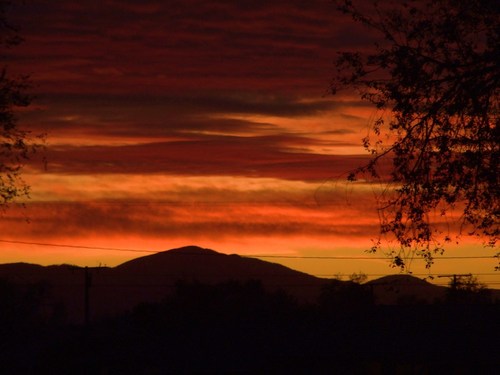 Apple Valley, CA: sunset in apple valley, ca