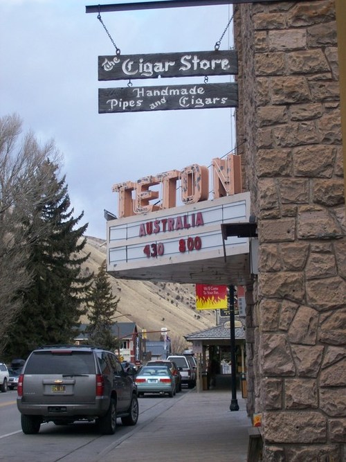 Jackson, WY: The Movie House and the Smoke Shop