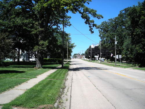 Wyanet, IL: Main Street Wyanet Illinois