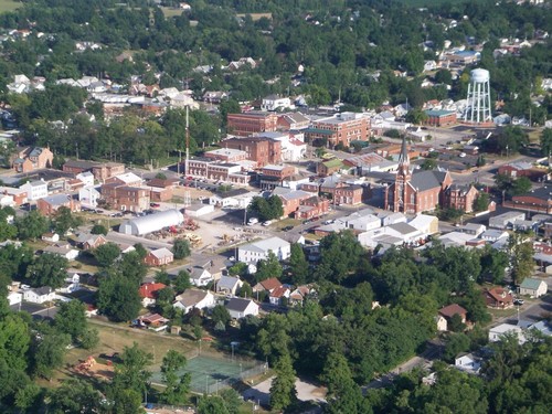 Waterloo, IL: Waterloo Illinois view from a RE/MAX Balloon by Barbara Markham