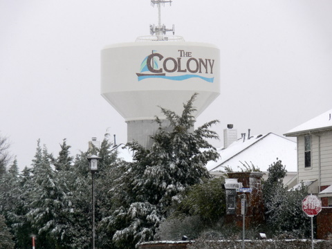 The Colony, TX: The Colony Water Tower