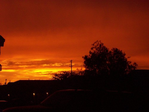 Safford, AZ: Saffords monsoon sunset