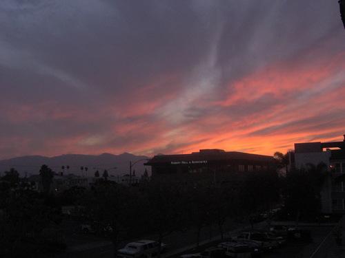 Glendale, CA: Sunset in Glendale