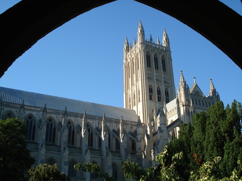 Washington, DC: South View of the National Cathedral