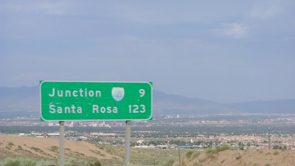 Santa Rosa, NM Santa Rosa from the highway photo, picture, image (New