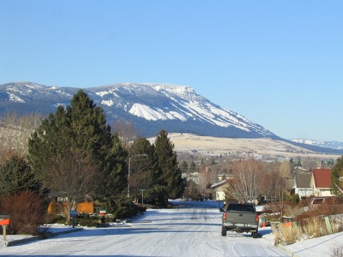 La Grande, OR: Mount Emily a viewed from Sunny Hills neighborhood