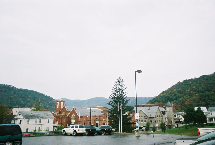 Keyser, WV: From the corner of Piedmont and Mineral Street, looking over the Post Office