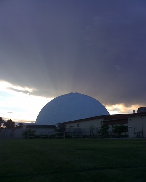 Payette, ID: A Picture of the Peyette high school dome from behind