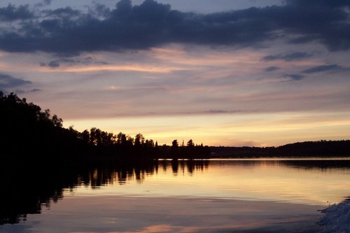 Remer, MN: Sunrise on Graves Lake
