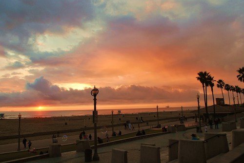 Huntington Beach, CA: Huntington Beach at Sunset