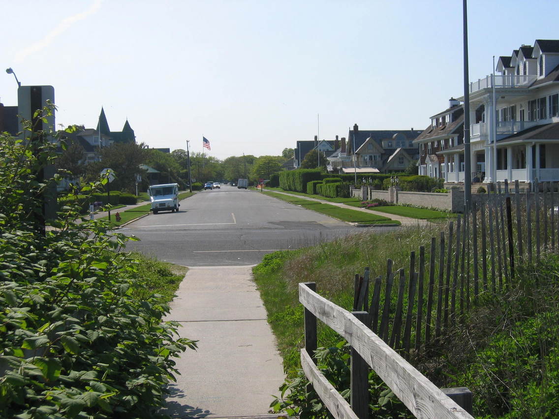 Spring Lake, NJ: from the dunes, spring lake avenue