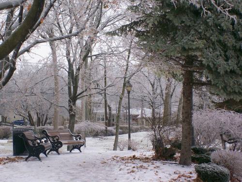 Findlay, OH: By Donnell Pond in Findlay, Ohio. This was December 2008