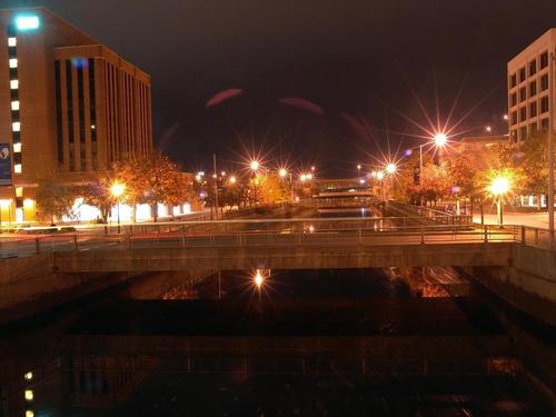 Bangor, ME: 5 Bridges by night