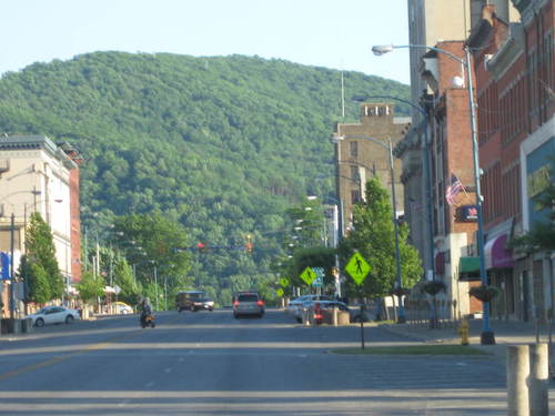 Olean, NY: Heading South on Union Street in Olean
